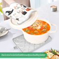thumbnail image 3 of Yayeee Pot Holders Kitchen Heat Resistant with Pocket 7"x9.8" Cotton Oven Cooking Hot Pads, Cartoon Halloween Ghosts, 3 of 7