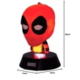 thumbnail image 2 of Luz de Icono 3D Paladone Deadpool Disney Marvel Roja con Licencia Oficial, 2 of 10