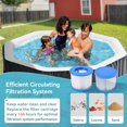 thumbnail image 4 of 240 Gallon Inflatable Hot Tub 6 Person Polygon with Control Panel, Portable Outdoor AirJet Hot Tub Spa with 130 Bubble Jets, Filter, Insulated Tub Cover and Floor Protector, Temperature up to 104°F, 4 of 10