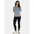 thumbnail image 2 of Avia Women's SoftSculpt Crewneck Tee with Long Sleeves, Sizes XS-XXXL, 2 of 5