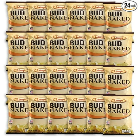 Limyè Bud Naked Potato chips, Healthy Kosher Certified Snacks Variety packs - Salted Chips, No Artificial Flavors, Vegan Gluten Free Chips, 3 Oz bag (Pack of 24)