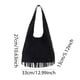 thumbnail image 3 of Bolso Hombro Gamuza para Mujer Hobo Con Borlas Cierre Magnético (), 3 of 3