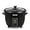 Black, variant on Housewares 1.5Qt Multi-Cooker, Rice Grain Soup Steamer, Easy One-Touch Operation, Non-Stick Inner Pot, 6 Cups Cooked, Black
