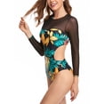 thumbnail image 3 of Matching Family Hawaiian Swimsuit Mother Daughter Matching Swimwear Daddy Son Swim Trunks, 3 of 7
