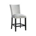 thumbnail image 5 of Picket House Willow White Marble 5PC Counter Height Dining Set with Gray Chairs, 5 of 20