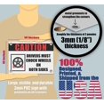 thumbnail image 2 of DRIVERS MUST CHOCK WHEELS ON BOTH SIDES | Warning Notice Caution Danger 3mm PVC Sign, 2 of 4
