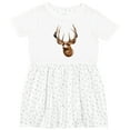 thumbnail image 3 of Inktastic Deer Head Hunter Girls Toddler Dress, 3 of 5