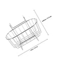 thumbnail image 2 of unbranded Organizador Colgante Para Fregadero De Cocina Con Soporte Para Esponjas Plateado, 2 of 8