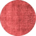 thumbnail image 1 of Ahgly Company Machine Washable Indoor Round Oriental Red Industrial Area Rugs, 6' Round, 1 of 4