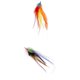 thumbnail image 1 of Moscas de Pesca de plumas artificiales Zulema 2 uds morado rojo Pesca con Mosca Streamer, 1 of 8