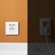 thumbnail image 4 of Toma de corriente de pared estándar francés panel de vidrio con indicador de encendido doble carga usb 2.1a, 16a 250v blanco JAMW Sencillez, 4 of 5