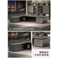 thumbnail image 3 of Conference Study Table Office Reception L Shaped Executive Desk Mat Adjustable Home Corner Escritorio Para Compuradora Furniture My Lux Decor Round, 3 of 11