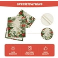 thumbnail image 5 of Holly Fir Wood Pine Cone Leaves Christmas Table Runner, Seasonal Winter Holiday Kitchen Dining Table Decoration for Home Party Decor 13x72 Inch, 5 of 6