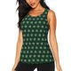 thumbnail image 1 of Fotbe Green Buffalo Plaid Merry Christmas Blusas Sin Mangas para Mujer – Estilo Casual, Corte Suelto, Slim-Fit, Cuello Redondo Deportivo, Tops de Verano para Gimnasio y Yoga-Medium, 1 of 7