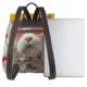 thumbnail image 3 of Balery Floral Sunglasses Cat Art Mochila de Cuero para Mujeres, Gran Capacidad, Bolsa de Viaje Multifuncional, Mochila de Cuero y Bolsa de Hombro para Mujeres, 3 of 4