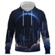 thumbnail image 1 of Chaqueta con capucha y cremallera con estampado 3D de cielo creativo para hombre y mujer, ideal para primavera y otoño., 1 of 6