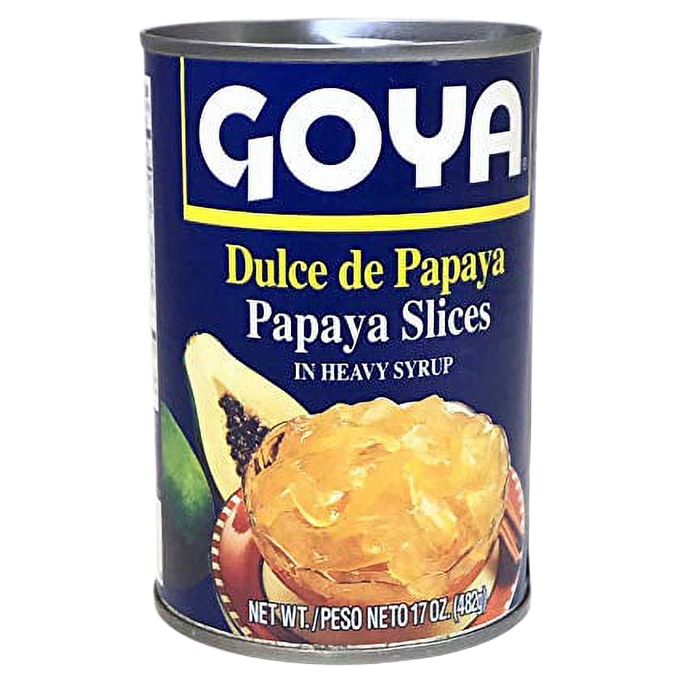 Goya - Dulce de Papaya (Papaya slices in heavy syrup) 4 pack, 17oz each