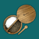 thumbnail image 2 of Sal Maldon Y Pimienta Negra Con Especiero De Madera  White Sea, 2 of 4