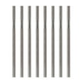 thumbnail image 1 of Pajitas de metal, pajitas de acero inoxidable, juego de 8 pajitas reutilizables de arcoíris con cepillo de limpieza para vasos, 1 of 5