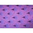 thumbnail image 1 of Ahgly Company Machine Washable Indoor Rectangle Transitional Heliotrope Purple Area Rugs, 2' x 5', 1 of 7