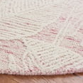 thumbnail image 3 of SAFAVIEH Metro Hartley Leaves Area Rug, Pink/Ivory, 6' x 6' Round, 3 of 8