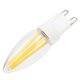 thumbnail image 4 of 10Pcs G9 Dimmable Long Filament BiPin LED Light Bulb compatible Home Car Lighting 3W AC220V, 4 of 5