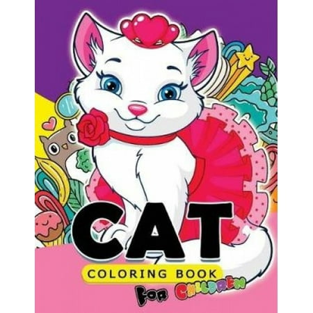 Cat Coloring Book for Children: Cute Cat Coloring Patterns for Children ...