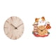 thumbnail image 1 of Reloj de pared redondo,Reloj de pared de madera maciza para decoración de sala de estar,Reloj de pared de madera para dormitorio creativo,Reloj de pared,Reloj de pared silencioso para amantes, 1 of 8