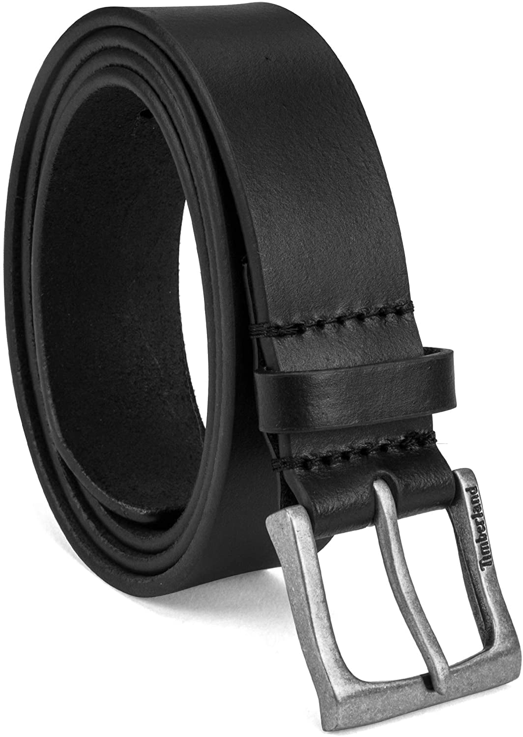 35Mm Classic Leather Jean Belt, Black 