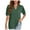 Black, variant on XuJwPNcy Women's Casual V Neck T-Shirts Short Sleeve Summer Cute Tunic Tops Loose Comfy Solid Color Basic Blouses