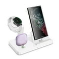 thumbnail image 6 of Charging Station for Samsung Devices, FDGAO 3 in 1 Fast Charging Stand for Galaxy S23/S22/S21/S20,Note 20/10,A54/A53/A51 & Galaxy Buds, Wireless Charger for Galaxy Watch 5 Pro/5/4/3/Active 2/1, White, 6 of 9