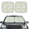 thumbnail image 2 of Vsdgher Frog Wear Chef Hat Print Car Windshield Sun Shade, Reflective Sunshade Window Sunshade Sun Visor Protector Fit for Cars,Trucks,SUVs-Medium, 2 of 6