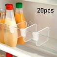 thumbnail image 2 of Adjustable Snap-On Fridge Divider Organizer – Food-Grade Plastic Shelf Separators for Refrigerator Space-Saving, Easy to Install, 2 of 7
