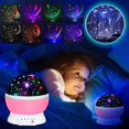 thumbnail image 3 of DEBGFS Kids Stars Night Light Projector 360-Degree Rotating Moon Star Nightlight, 3 of 5