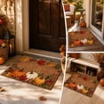 thumbnail image 6 of Fall Pumpkin Welcome Door Mat, Seasonal Non-Slip Rubber Backed Entryway Rugs for Indoor Outdoor Entrance Floor 16 x 24 Inch, 6 of 6