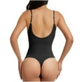 thumbnail image 3 of Wancir Women's High-Compression Yoga Bodysuit Solid Color with Tummy Control & Seamless Design, 3 of 7