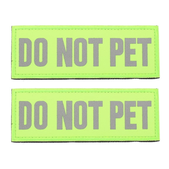 2 Pcs Small Dog Vest Service Collars Puppy Patch Reflective Harness Vests Not Pet Sticker