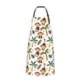 thumbnail image 2 of Picia Monkeys Swinging from Palms Waterproof Apron for Unisex Adult - Adjustable Bib Apron with Pockets, Ideal for Cooking, Gardening, Painting, and Household Chores, 2 of 9