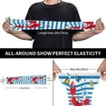 thumbnail image 5 of Lsque Red Funny Crab on Blue Stripe Cooling Arm Sleeves for Men & Women -Compression Sleeves to Cover Arms for Working,Sun Sleeves for UV Protection,Breathable, Moisture-Wicking, 5 of 8