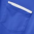 thumbnail image 3 of akafmk Mens Golf Shirts Short Sleeve Collared Shirt with Pocket Mesh Breathable Business Casual Dress Shirts, Size 2XL, 3 of 3