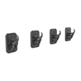 thumbnail image 6 of Danya B 4 Piece Dark Brown Cast Iron Dog Tail Wagging Wall Sculpture Utility Hook Set, 6 of 7