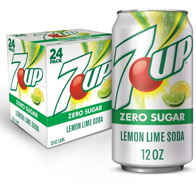 7UP Zero Sugar Lemon Lime Soda 12 fl. oz., 24 pk.