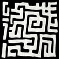 thumbnail image 2 of Roberts, Ellie 12x12 White Modern Wood Framed Museum Art Print Titled - Mudcloth Black I, 2 of 4