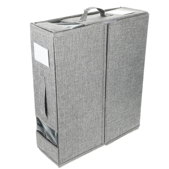 COOPHYA Linen Organizer 1Pcs Bed Sheet Organizer Foldable Cube for Bedroom Storage