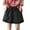 Black, variant on Sngxgn Women's Pleated High Waist Straight Leg Knee Length Shorts with Pocket(Yellow,M)