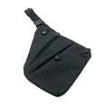 thumbnail image 1 of Graflsoa Sac de Poitrine Imperméable en Nylon pour Hommes avec Sangles Réglables pour Activités Extérieures, Voyage, Randonnée et Camping - Multiples Poches, Durable et Léger (Noir), 1 of 7