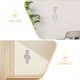 thumbnail image 3 of BRIGHTFUFU 2Ud Florero Metálico Para Pared Autoadhesivo Con Moderno Para De Espacios Pequeños, 3 of 8