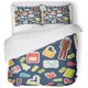thumbnail image 1 of Juego de Ropa de Cama de 3 Piezas ABPHQTO Estilo de Etiqueta plana abstracta Funda nórdica Twin Size 90 x 68 pulgadas con 2 fundas de almohada, 1 of 1