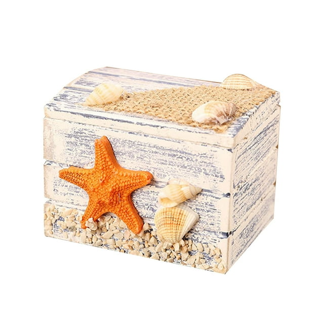 1Ensemble Boîtes de Rangement Style Marin pour Événements de Croisière pour Femmes 7.3x5.5x5.2cm