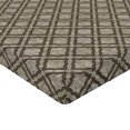 thumbnail image 4 of Ambesonne Geometric Fitted Sheet, Ethno Ornamental Floral, California King, Taupe and Dark Eggshell, 4 of 5